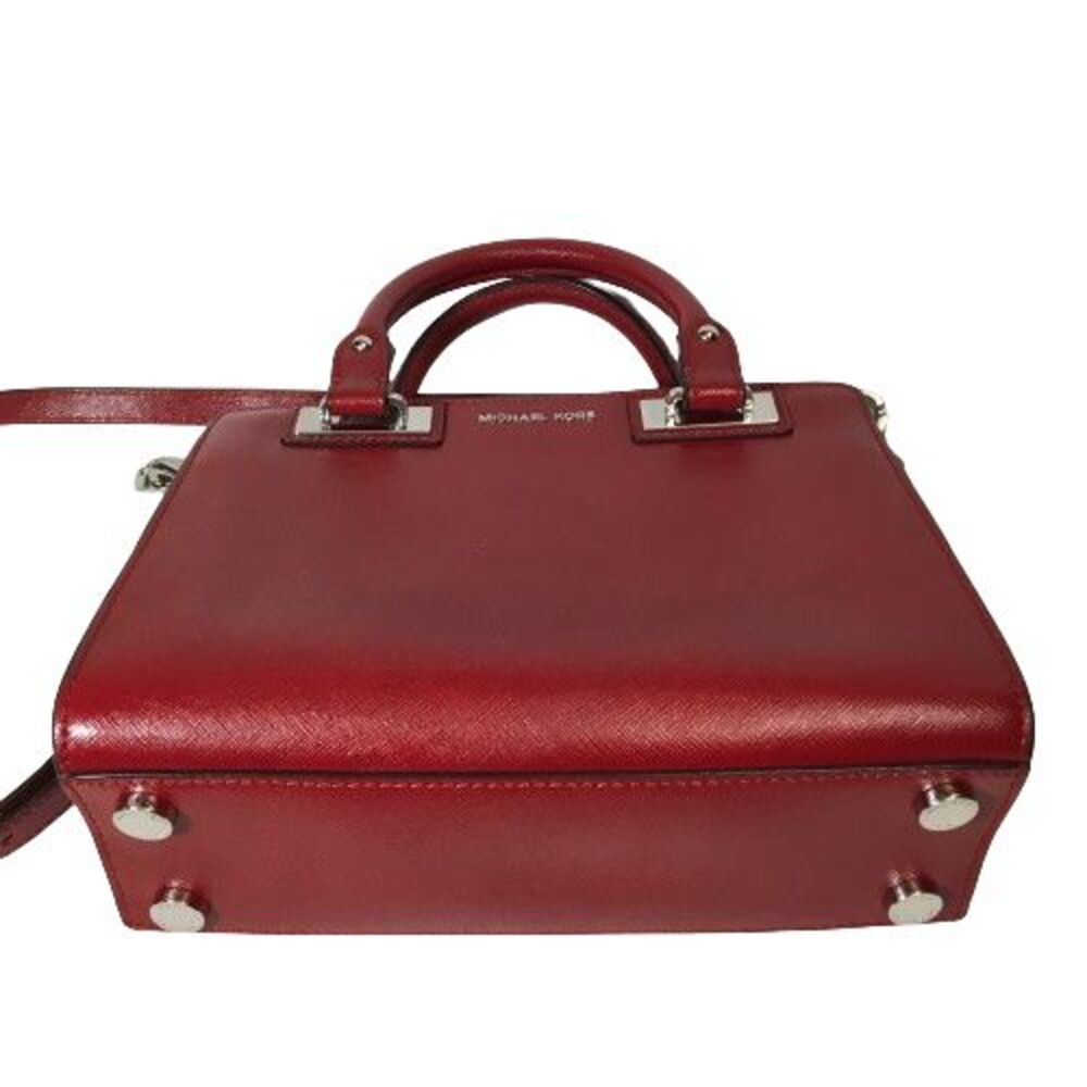 Michael Kors Quinn Saffiano Leather Small Satchel Messenger Crossbody Bag $298 - Picture 10 of 16